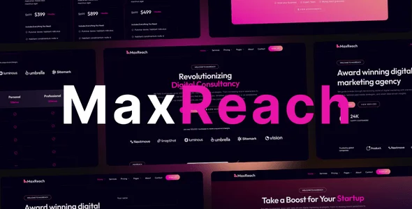 download theme MaxReach wordpress